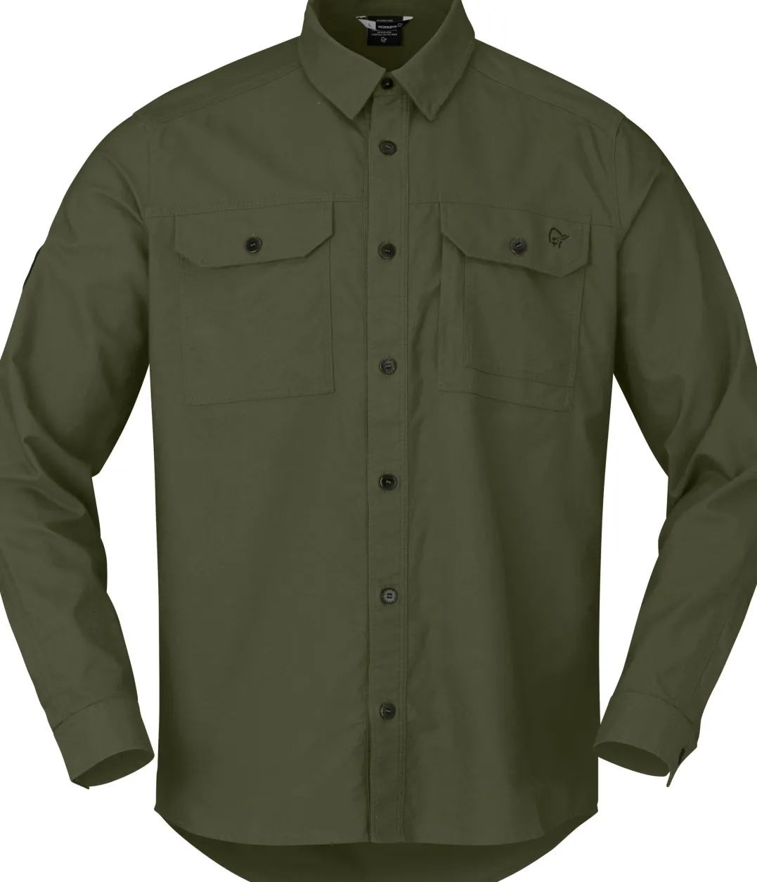 Norrøna Femund Cotton Shirt M'S Olive Night