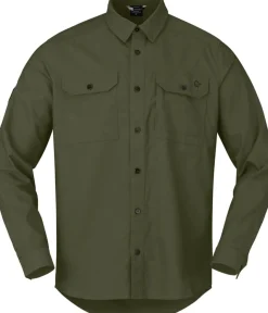 Norrøna Femund Cotton Shirt M'S Olive Night