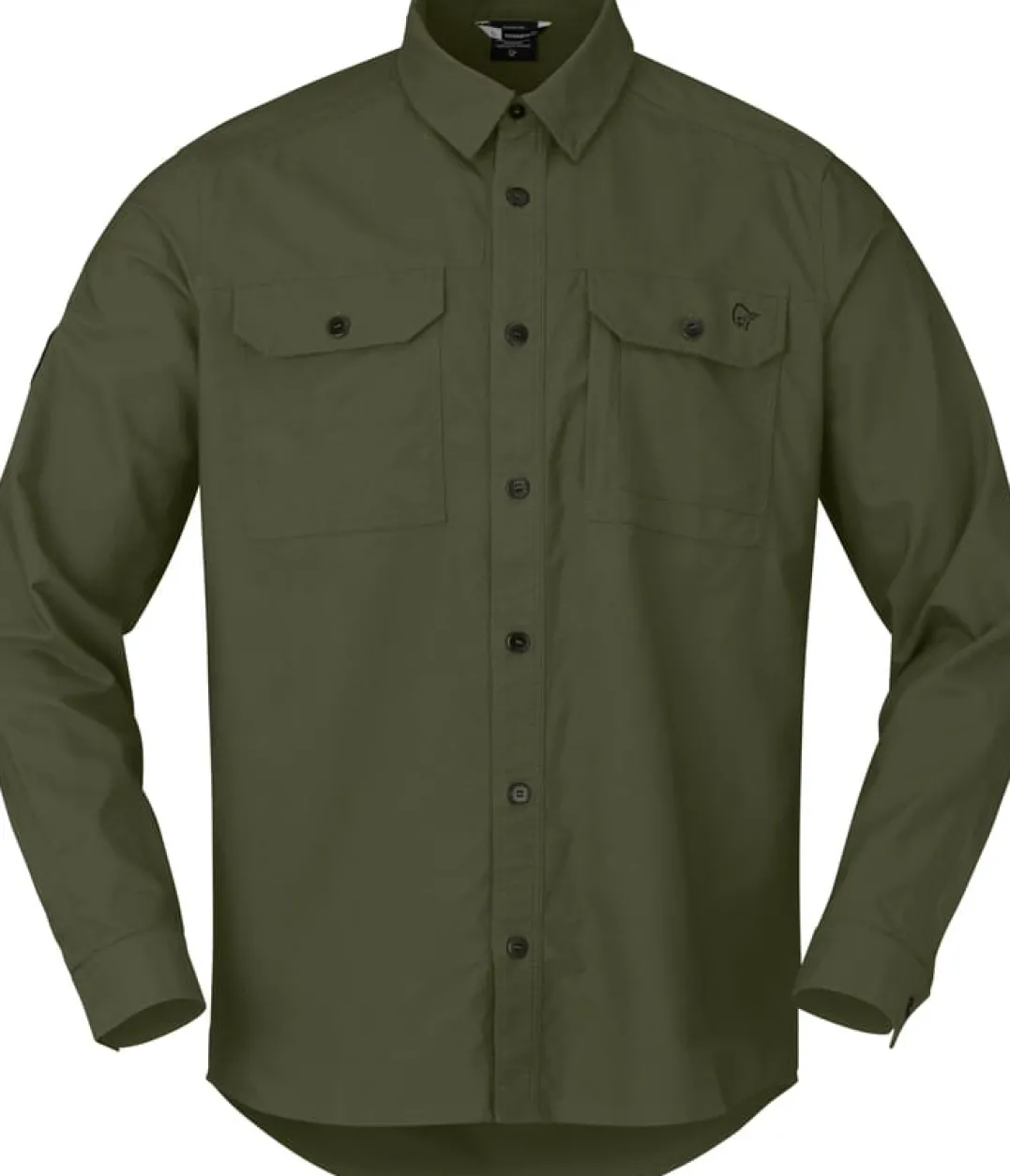 Norrøna Femund Cotton Shirt M'S Olive Night