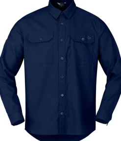 Norrøna Femund Cotton Shirt M'S Navy Blazer