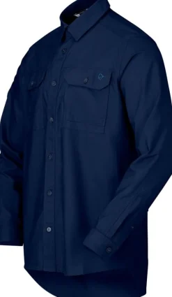 Norrøna Femund Cotton Shirt M'S Navy Blazer