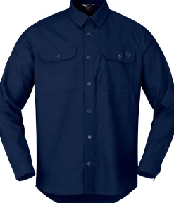 Norrøna Femund Cotton Shirt M'S Navy Blazer