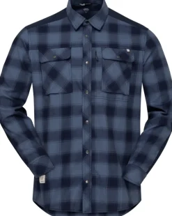 Norrøna Femund Flannel Shirt M'S Navy Blazer