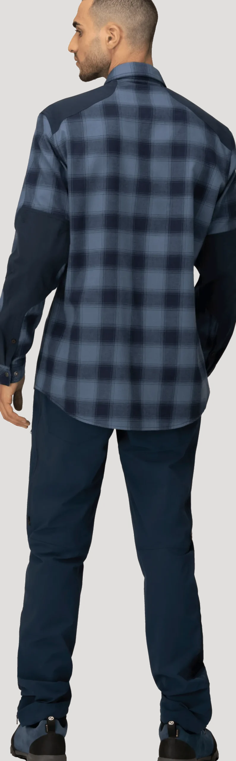 Norrøna Femund Flannel Shirt M'S Navy Blazer