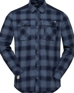 Norrøna Femund Flannel Shirt M'S Navy Blazer