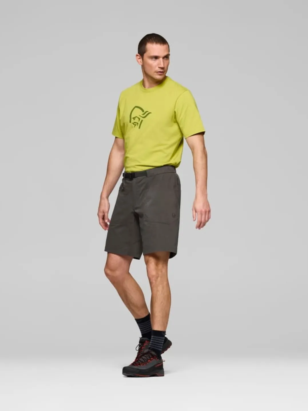 Norrøna Femund Mid Cotton Shorts M'S Beluga