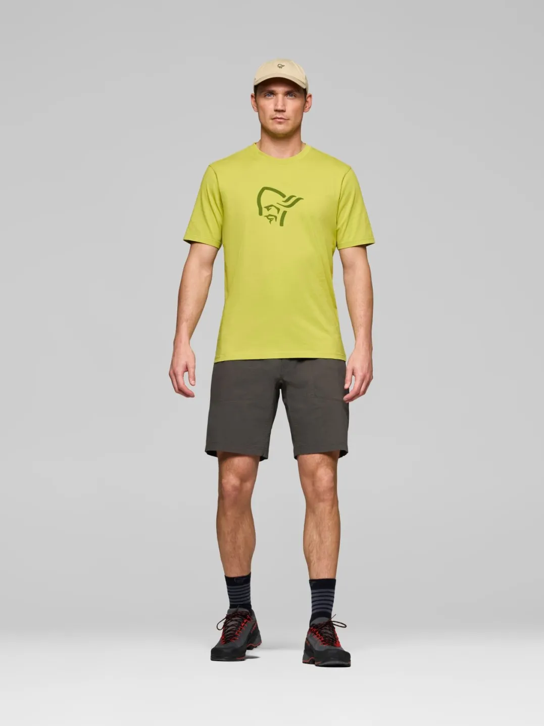Norrøna Femund Mid Cotton Shorts M'S Beluga