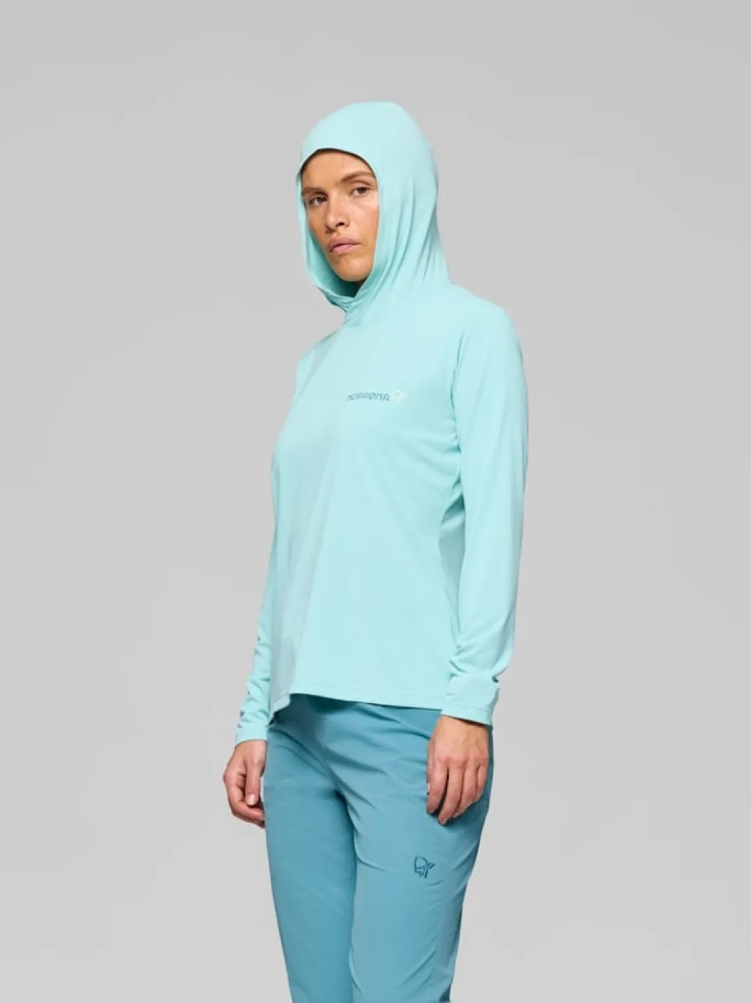 Norrøna Femund Tech Hood W'S Aqua Haze