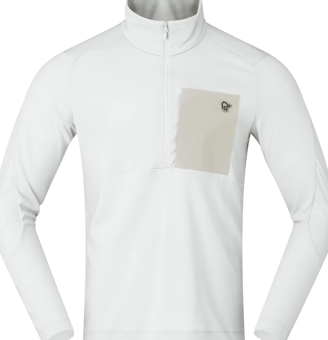Norrøna Femund Warm1 Half-Zip M'S Snow White