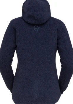 Norrøna Femund Warmwool3 Hood W'S Indigo Night Blue