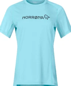 Norrøna Fjørå Equaliser Lightweight T-Shirt W'S Aqua Haze