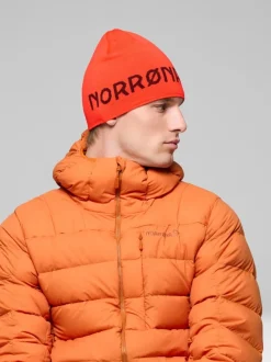Norrøna /29 Light Merinoull Logo Beanie Baked Apple