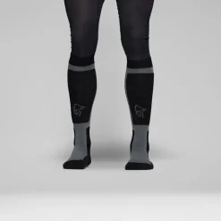 Norrøna Lofoten Mid Merinoull Long Socks Caviar Black/iron Gate