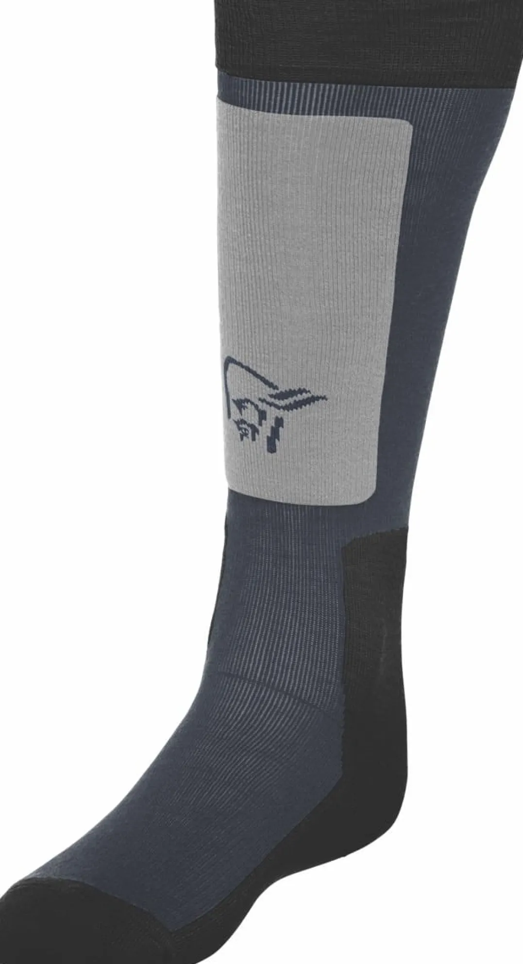 Norrøna Lofoten Mid Weight Merino Socks Long Cool Black