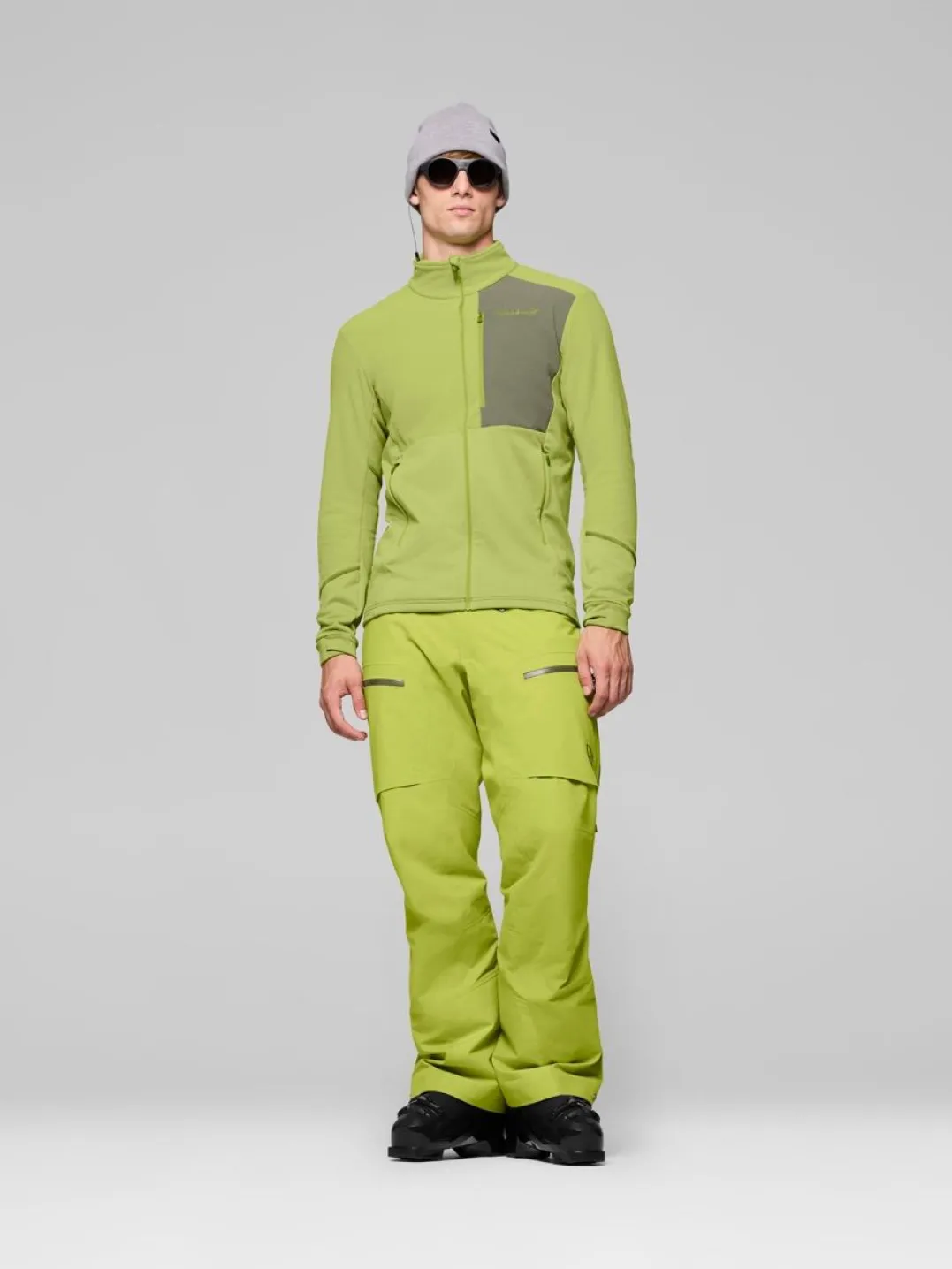 Norrøna Lofoten Warm2 Jacket M'S Dark Citron/deep Lichen Green