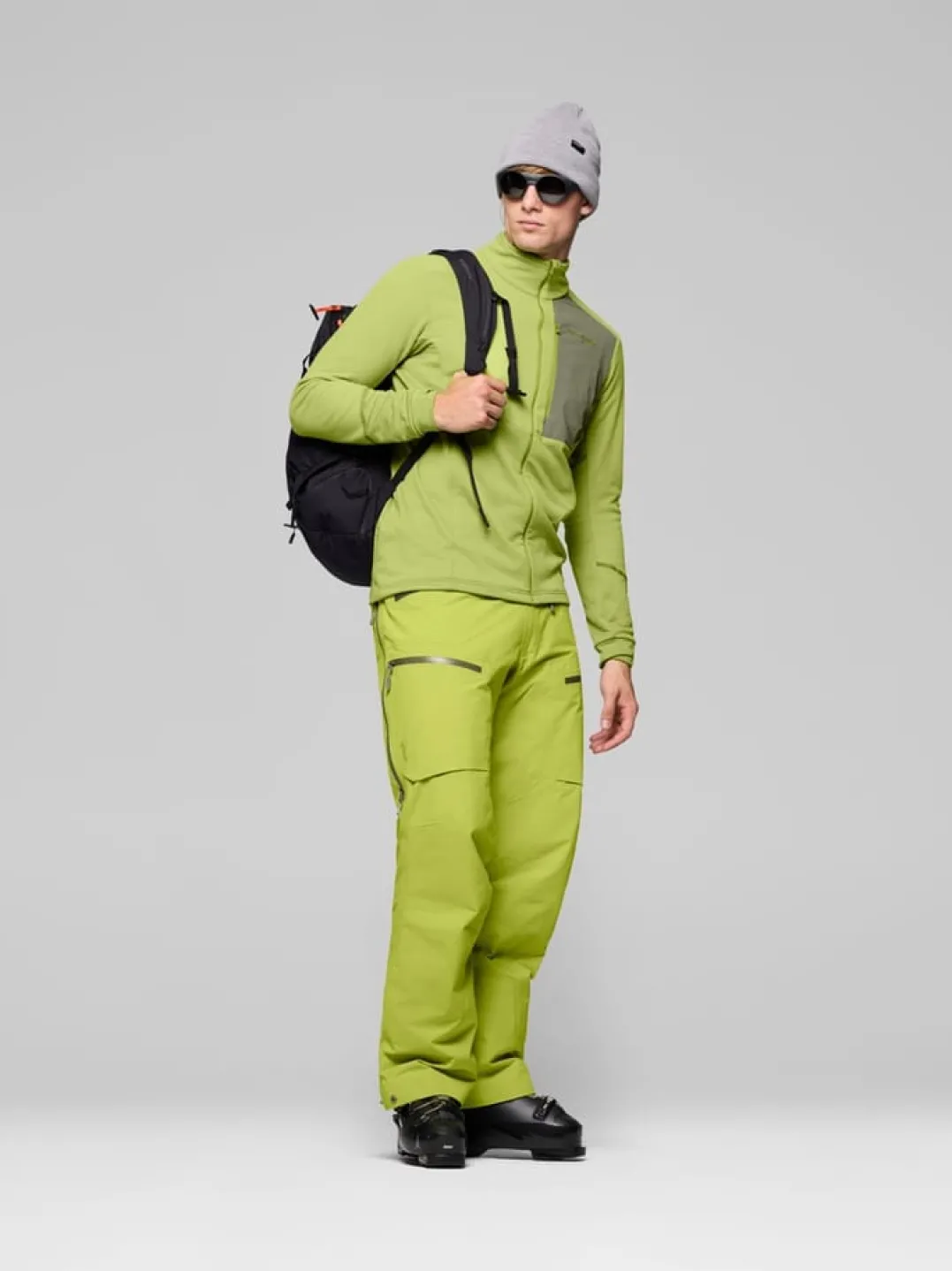 Norrøna Lofoten Warm2 Jacket M'S Dark Citron/deep Lichen Green
