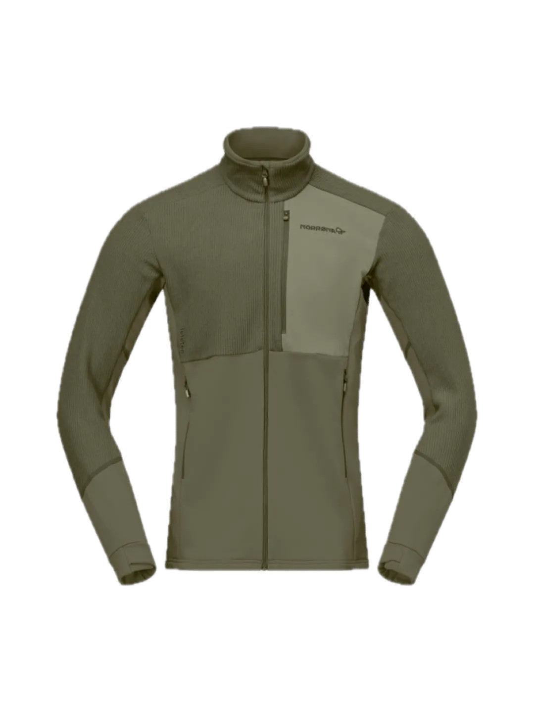 Norrøna Lofoten Warm2 Jacket M'S Olive Night/deep Lichen Green