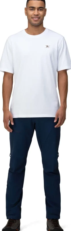 Norrøna Men's /29 Cotton Activity Embroidery T-Shirt Pure White