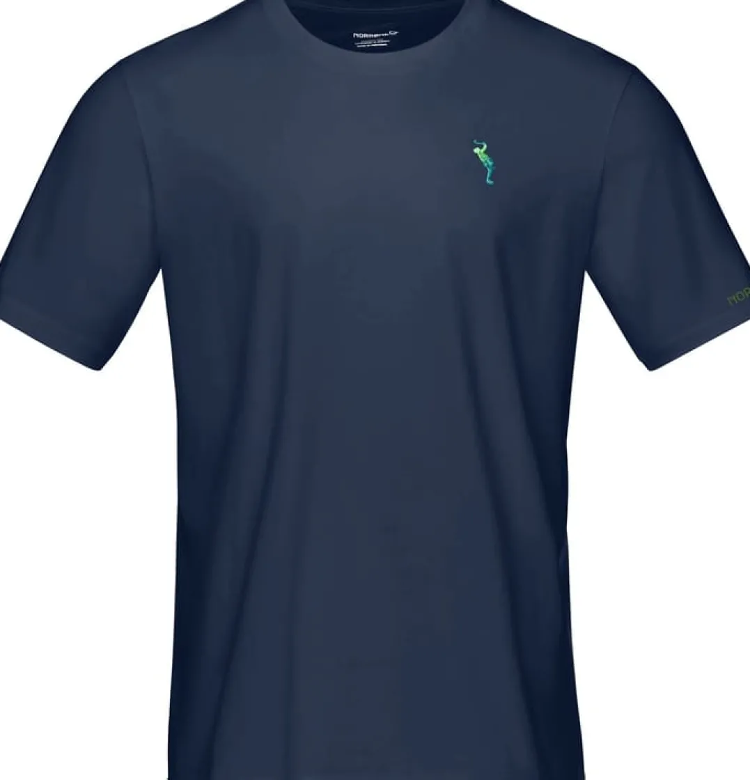 Norrøna Men's /29 Cotton Activity Embroidery T-Shirt Indigo Night