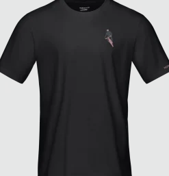 Norrøna Men's /29 Cotton Activity Embroidery T-Shirt Caviar