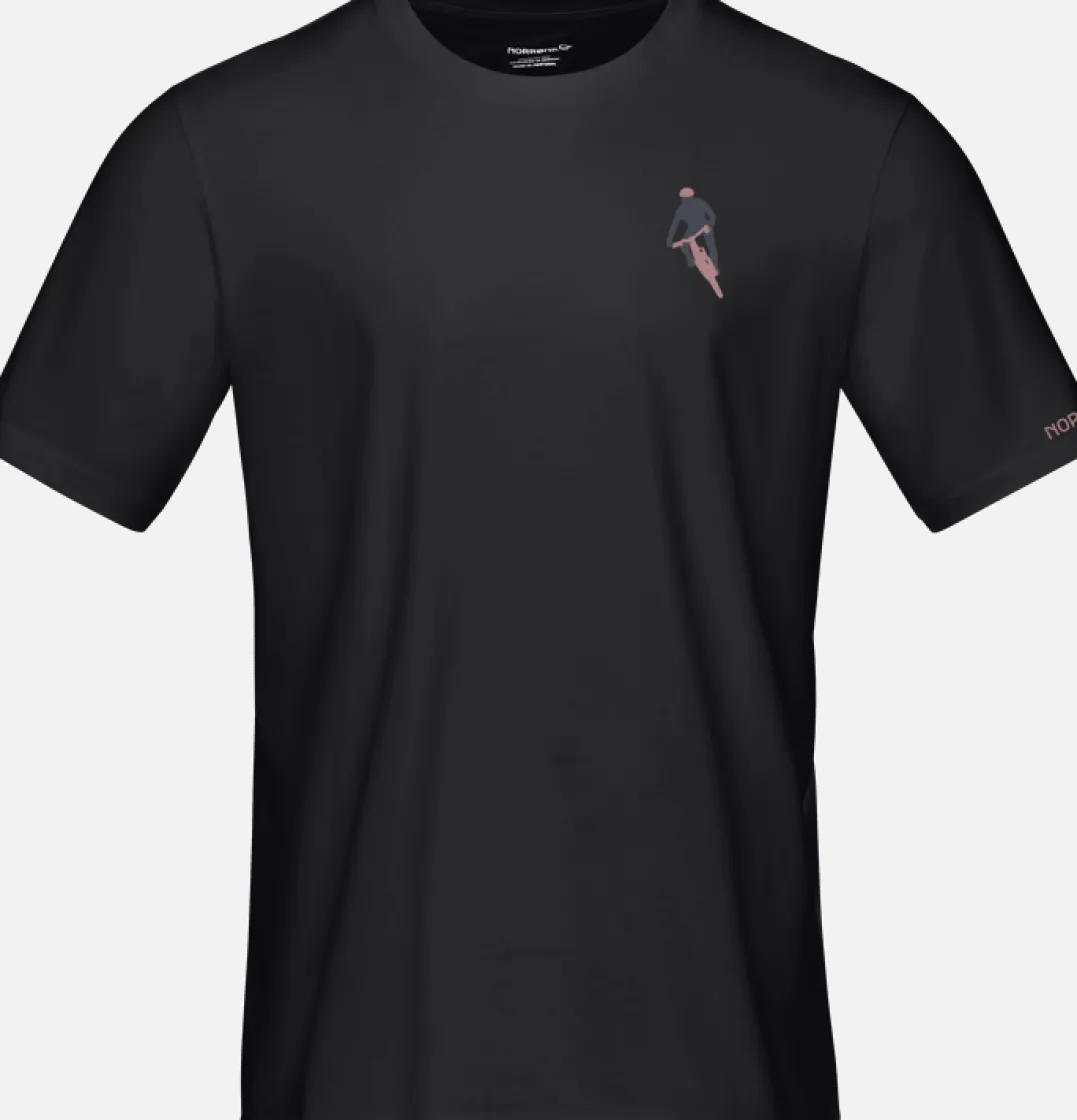 Norrøna Men's /29 Cotton Activity Embroidery T-Shirt Caviar