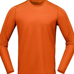 Norrøna Men's Falketind EqualiserUll Long Sleeve Gold Flame