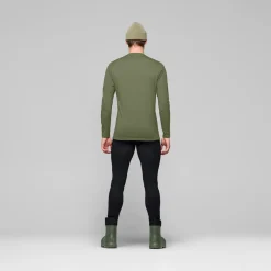 Norrøna Men's Falketind EqualiserUll Long Sleeve Deep Lichen Green
