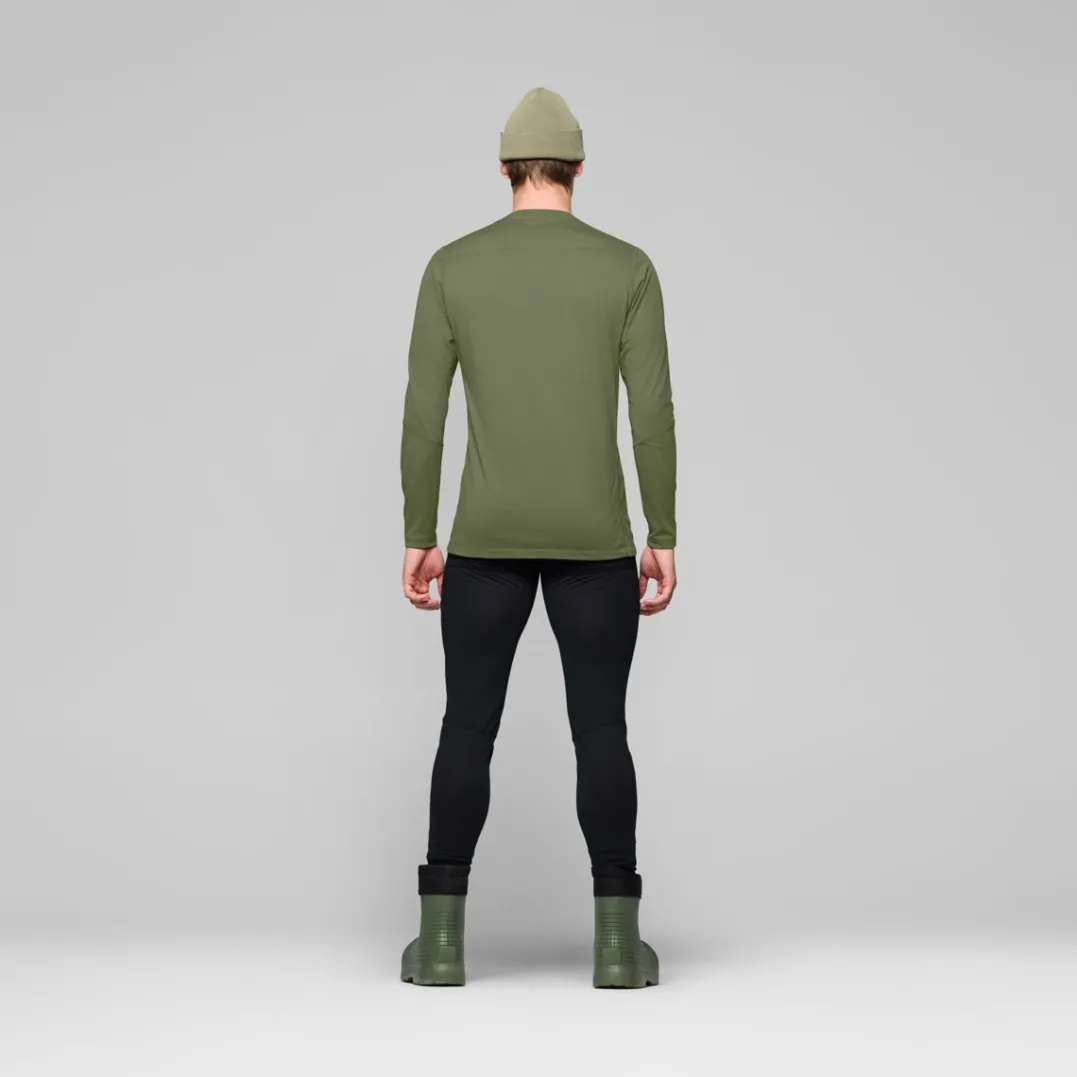 Norrøna Men's Falketind EqualiserUll Long Sleeve Deep Lichen Green