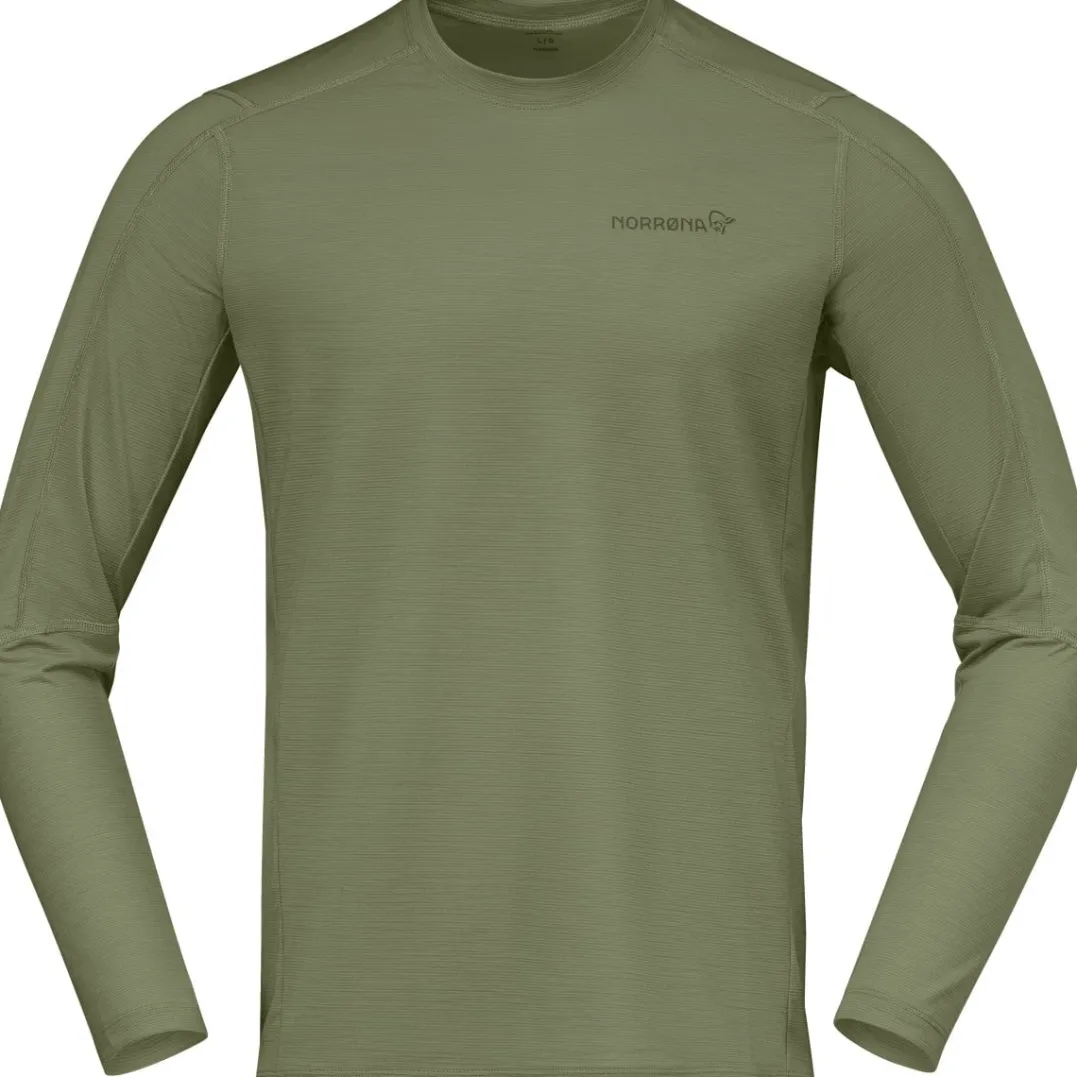 Norrøna Men's Falketind EqualiserUll Long Sleeve Deep Lichen Green