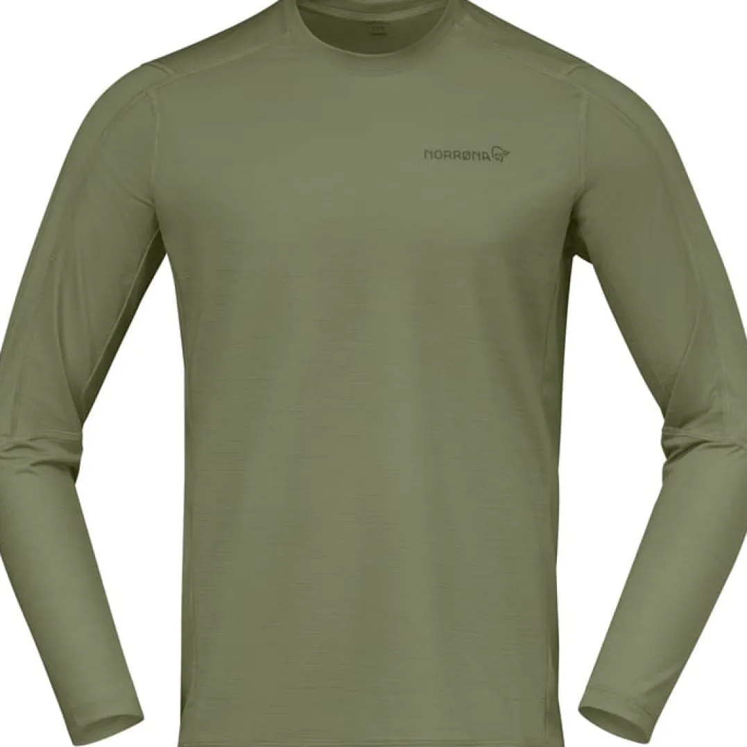 Norrøna Men's Falketind EqualiserUll Long Sleeve Deep Lichen Green