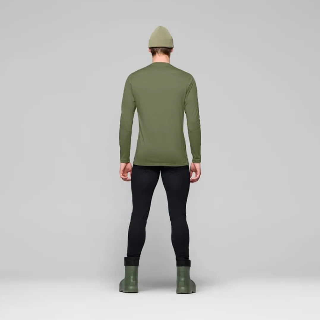 Norrøna Men's Falketind EqualiserUll Long Sleeve Deep Lichen Green
