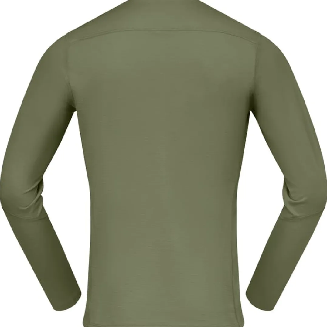 Norrøna Men's Falketind EqualiserUll Long Sleeve Deep Lichen Green