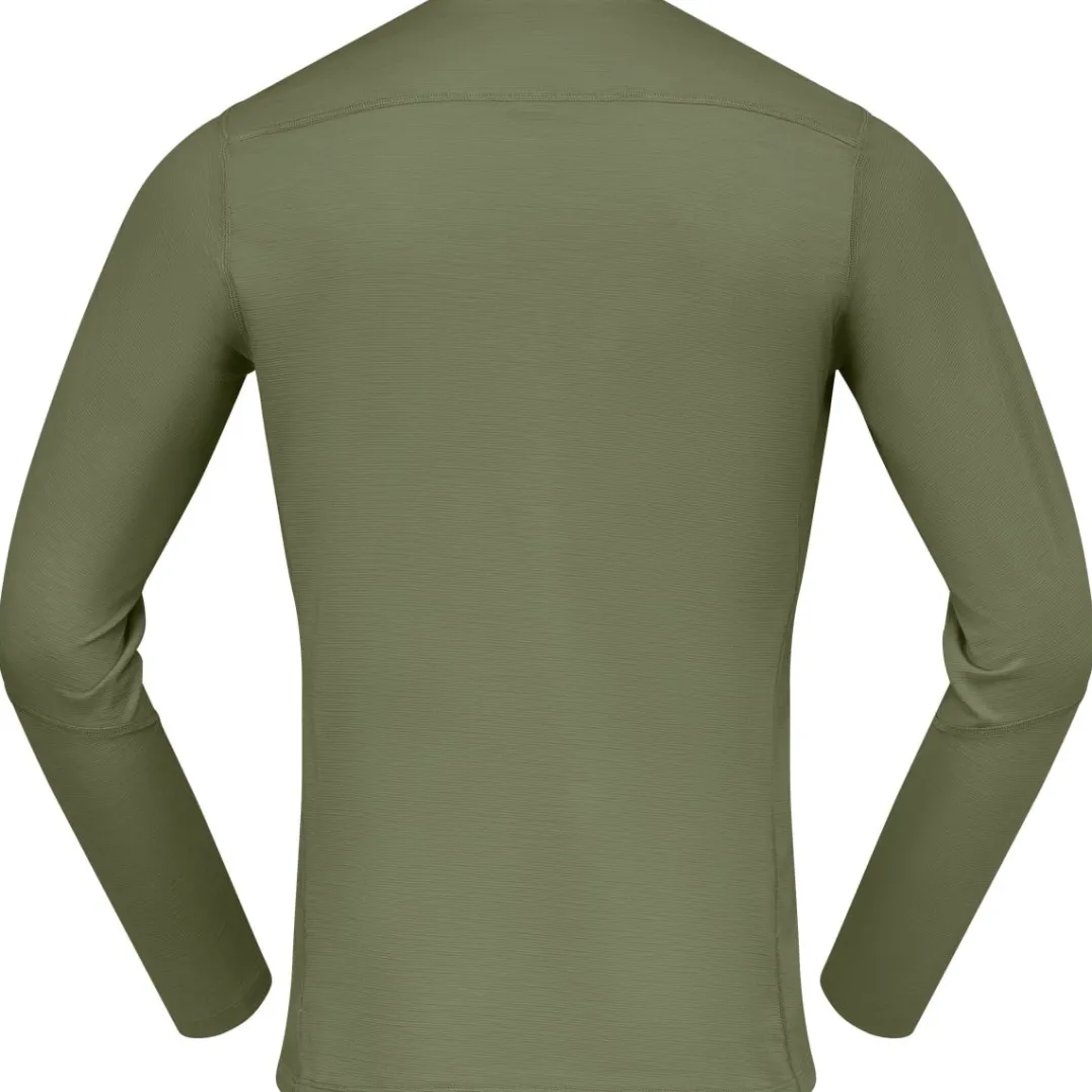 Norrøna Men's Falketind EqualiserUll Long Sleeve Deep Lichen Green