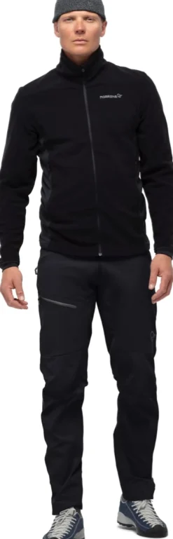 Norrøna Men's Falketind Flex1 Heavy Duty Pants Caviar/Zip Grey