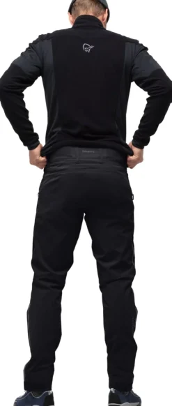 Norrøna Men's Falketind Flex1 Heavy Duty Pants Caviar/Zip Grey