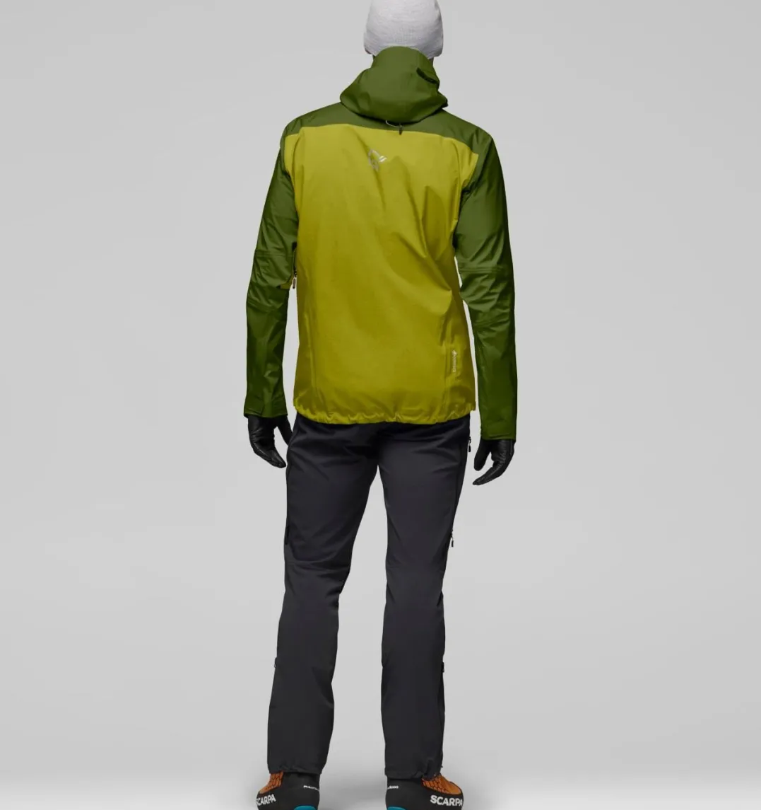 Norrøna Men's Falketind GORE-TEX Jacket Golden Lime/pesto