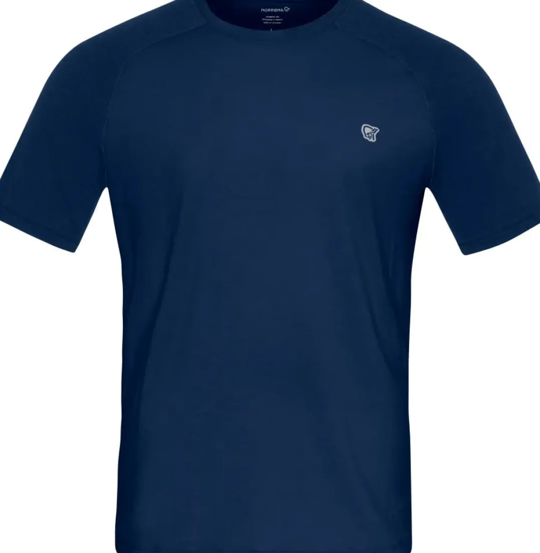 Norrøna Men's Femund PureUll T-Shirt Indigo Night