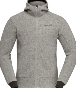 Norrøna Men's Femund Warmwool Hood Drizzle
