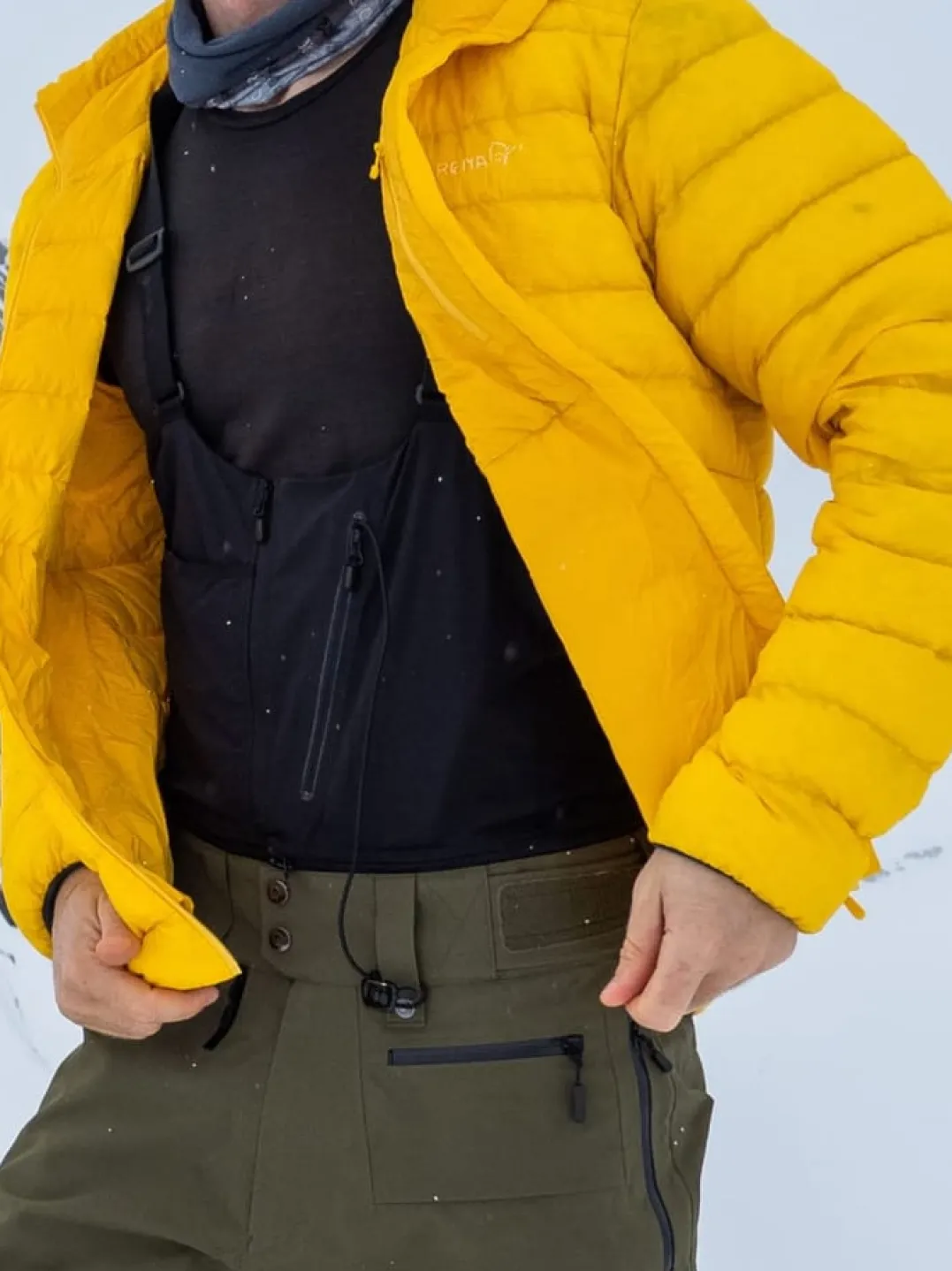 Norrøna Men's Ski/Snowboard Bib Caviar