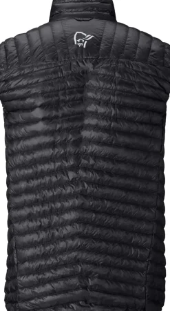 Norrøna Men's Trollveggen Superlight Down Vest Caviar Black