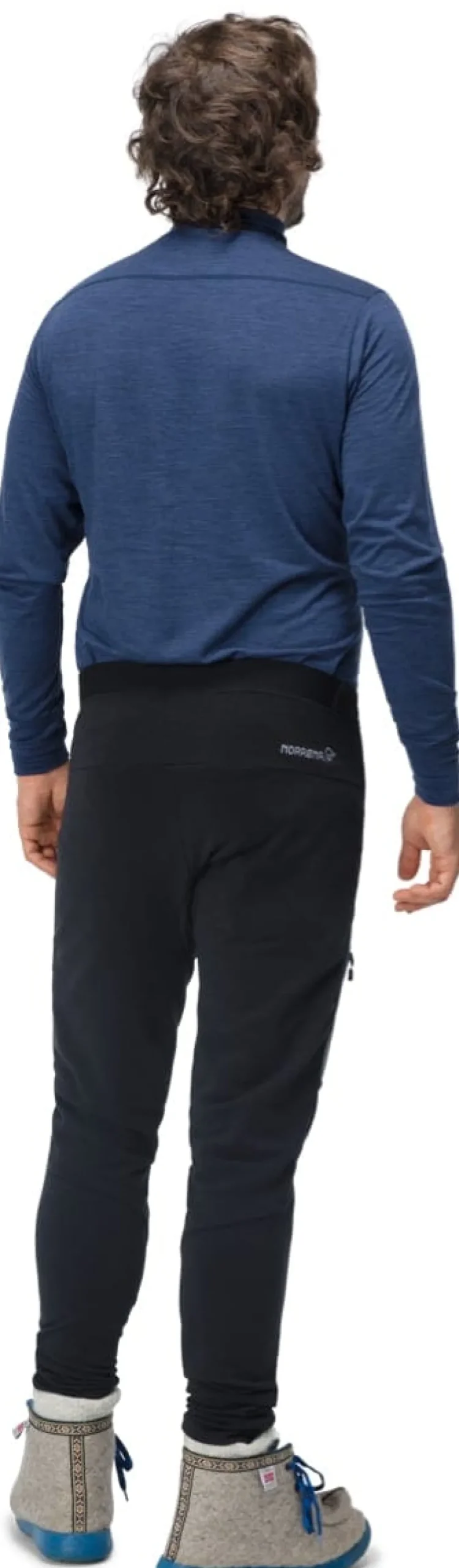 Norrøna Men's Trollveggen Warmwool2 Stretch Tights Caviar