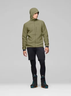 Norrøna Men's Trollveggen Warm3 Zip Hood Deep Lichen Green