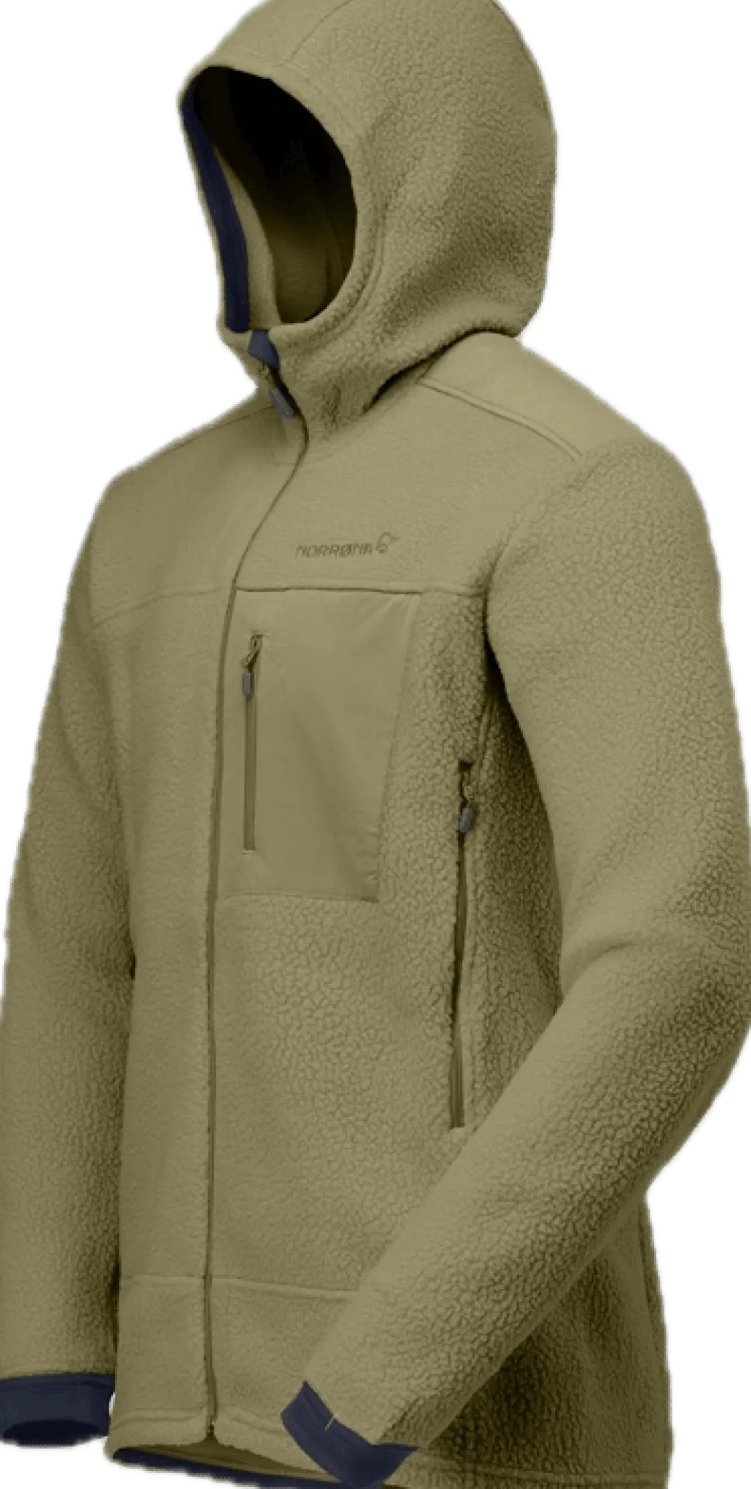 Norrøna Men's Trollveggen Warm3 Zip Hood Deep Lichen Green