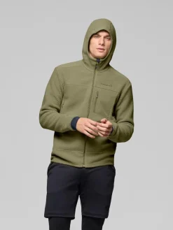 Norrøna Men's Trollveggen Warm3 Zip Hood Deep Lichen Green