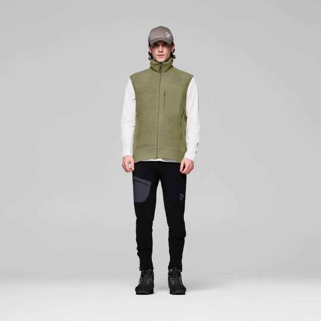 Norrøna Men's Trollveggen Warm3 Vest Deep Lichen Green