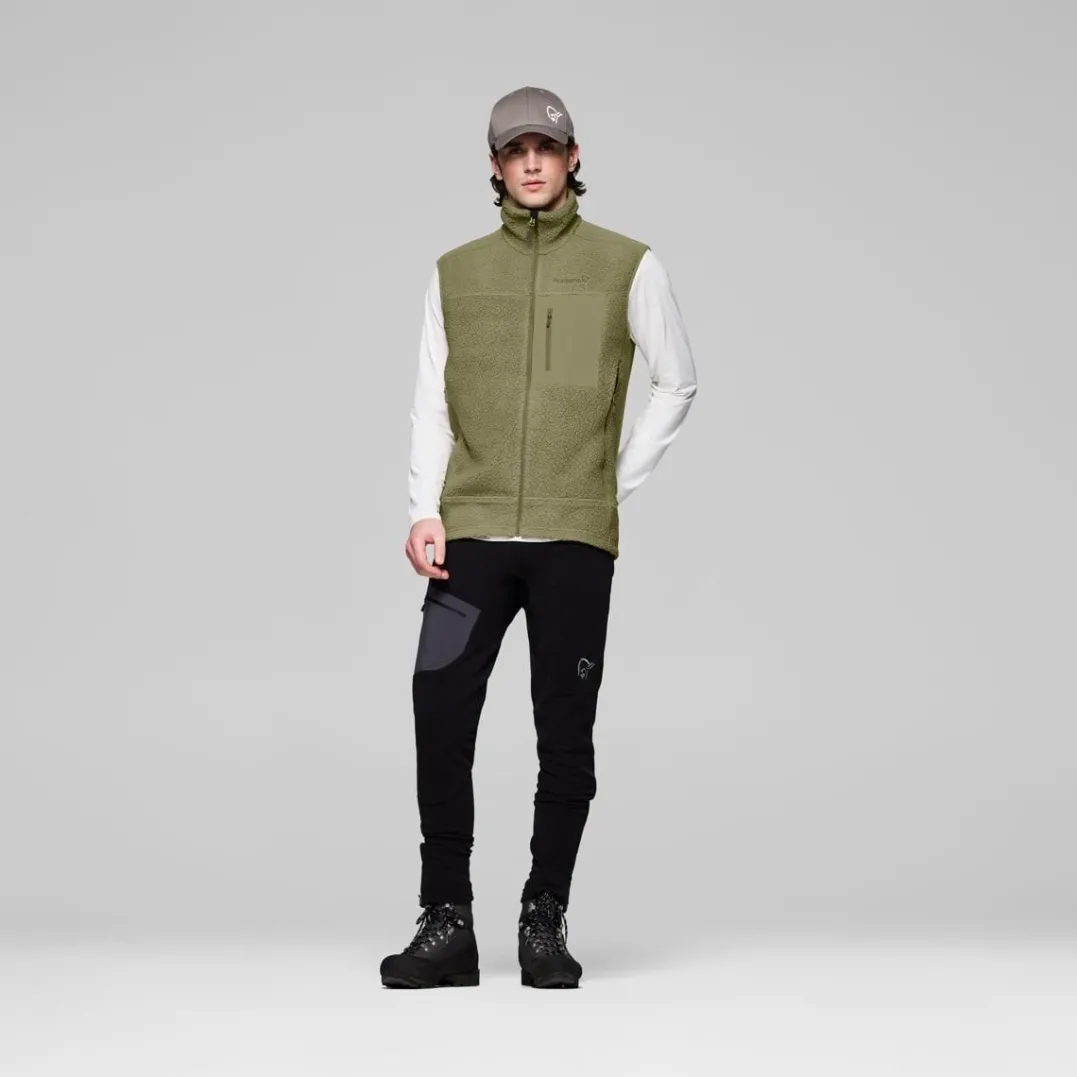 Norrøna Men's Trollveggen Warm3 Vest Deep Lichen Green