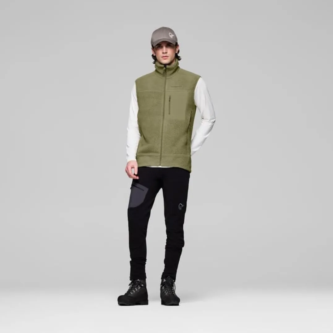 Norrøna Men's Trollveggen Warm3 Vest Deep Lichen Green