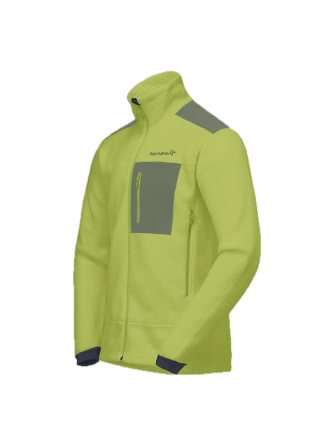 Norrøna Men's Trollveggen Warm3 Jacket Dark Citron/deep Lichen Green