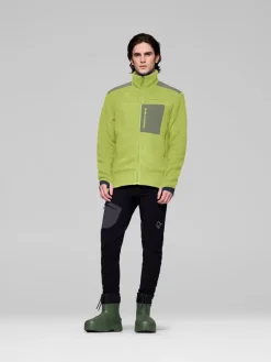 Norrøna Men's Trollveggen Warm3 Jacket Dark Citron/deep Lichen Green
