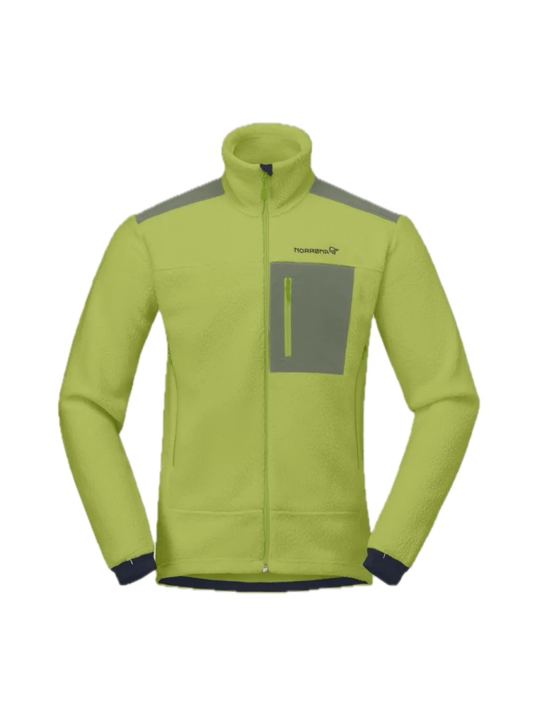 Norrøna Men's Trollveggen Warm3 Jacket Dark Citron/deep Lichen Green